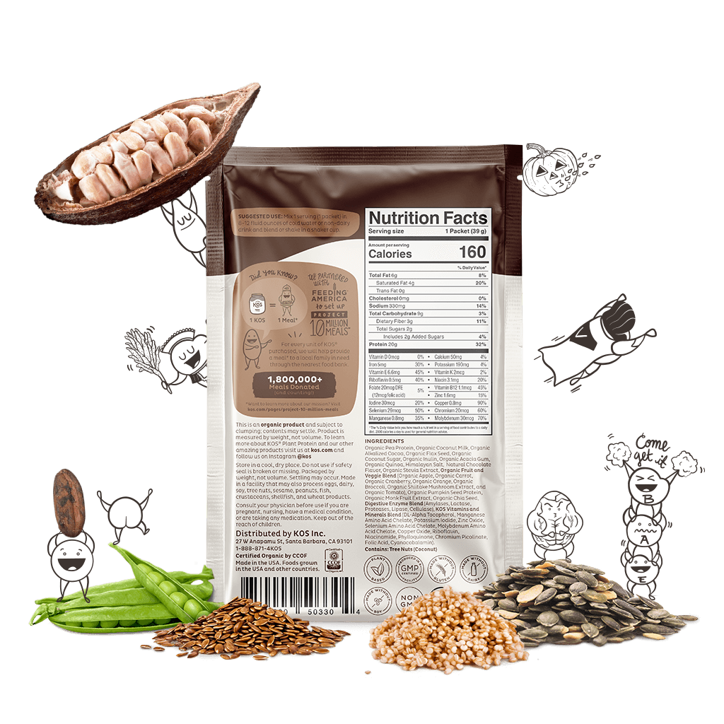 Chocolate Organic Plant Protein (Single-Serving Packets)