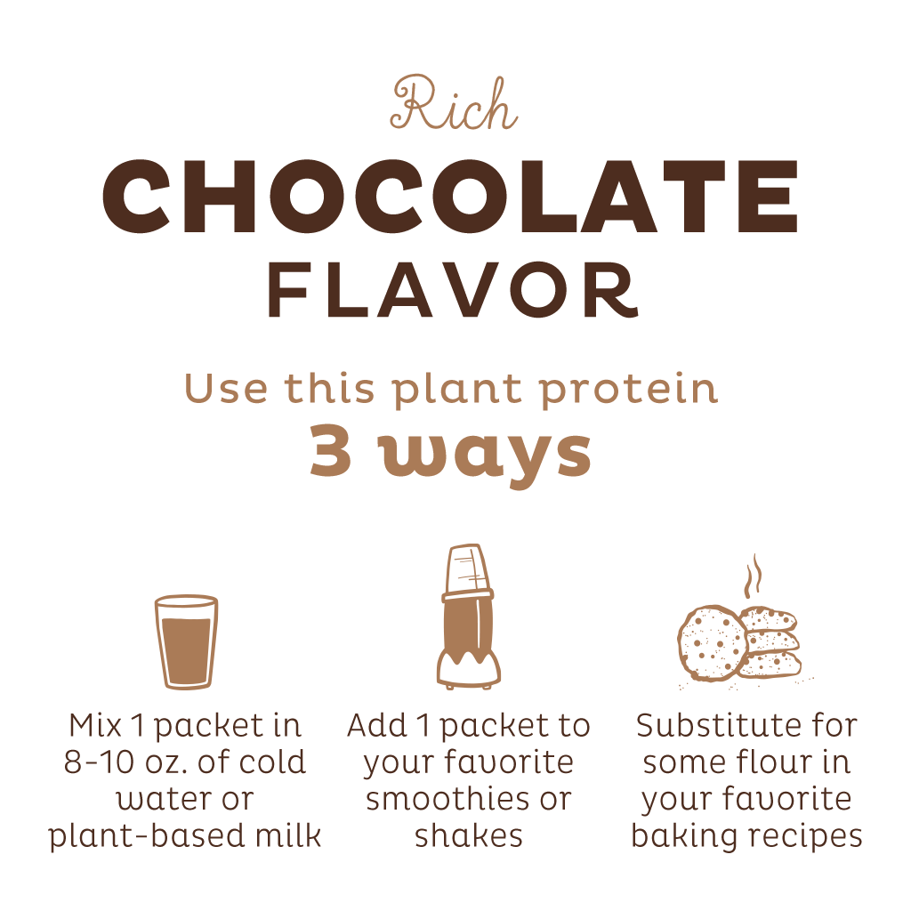 Chocolate Organic Plant Protein (Single-Serving Packets)