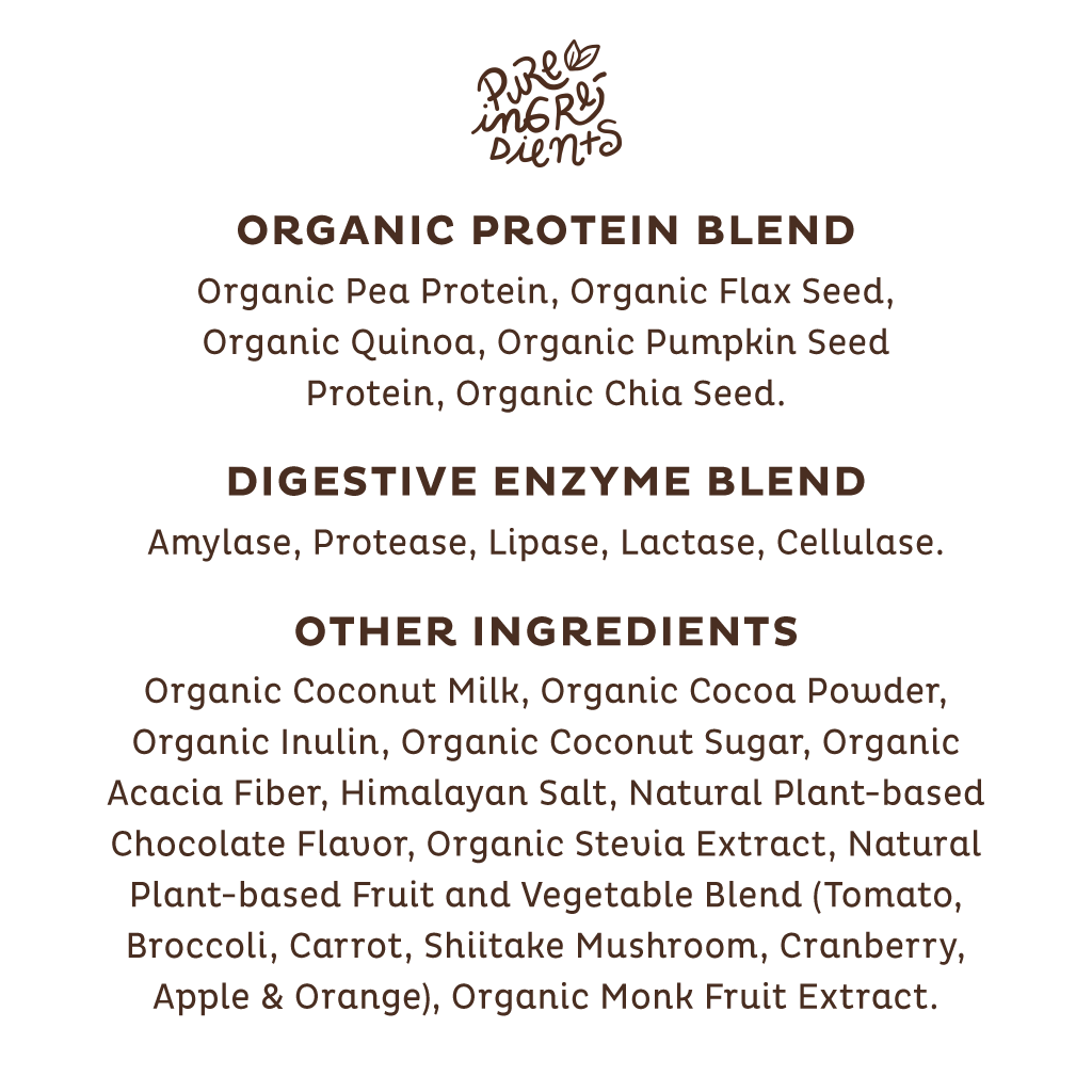 Chocolate Organic Plant Protein (Single-Serving Packets)