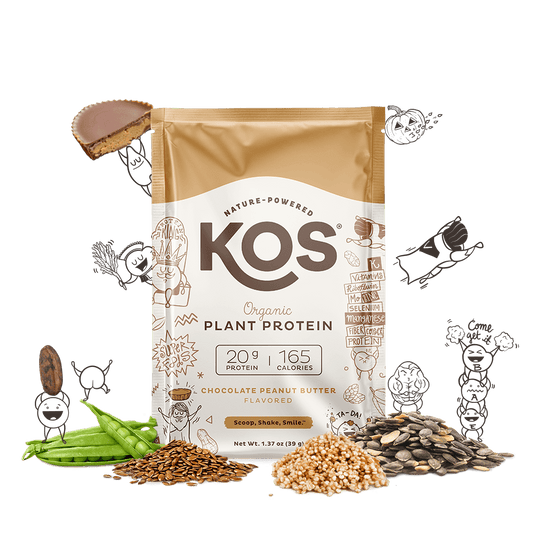 Peanut Butter Chocolate Organic Plant Protein (Single-Serving Packets)