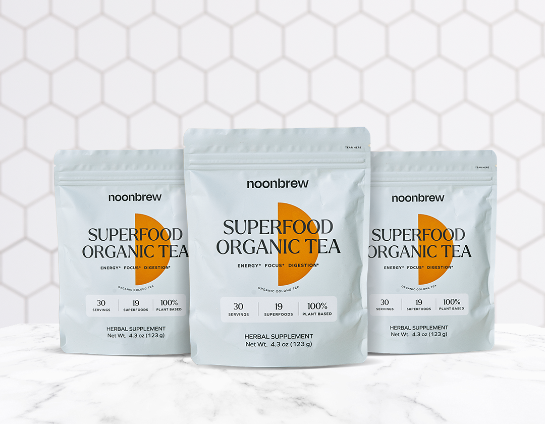 Superfood Organic Tea Blend for Energy and Focus