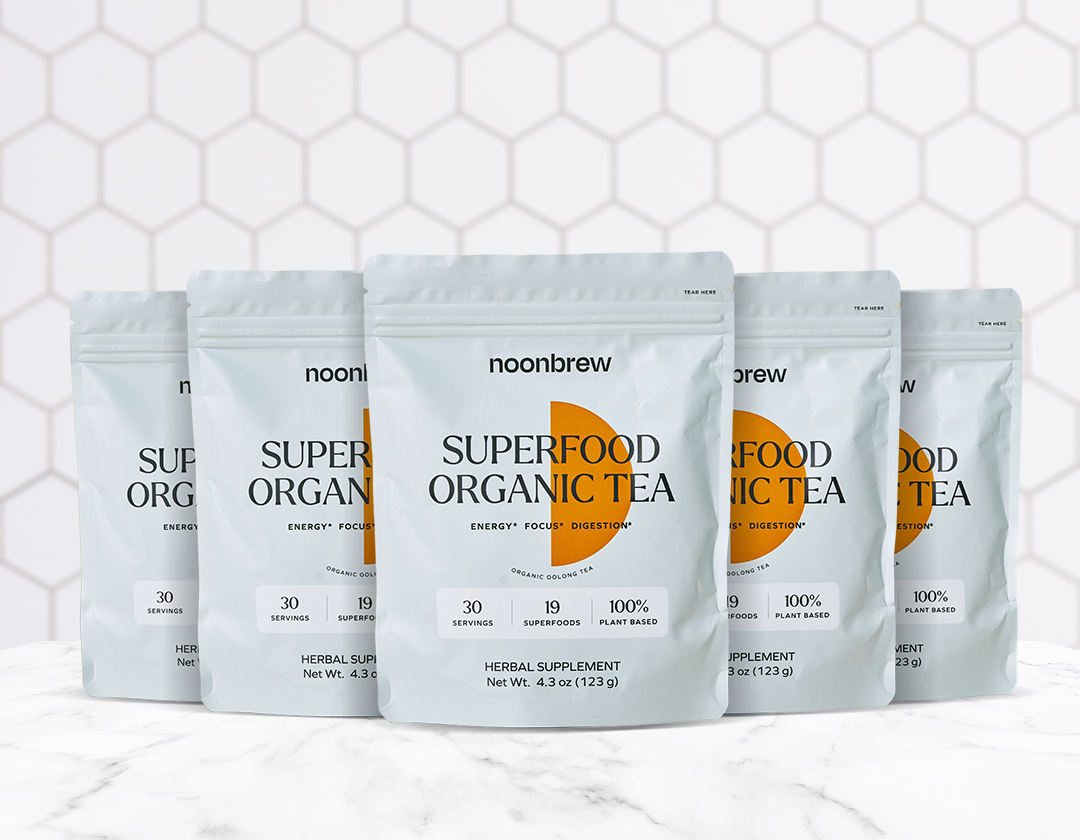 Superfood Organic Tea Blend for Energy and Focus
