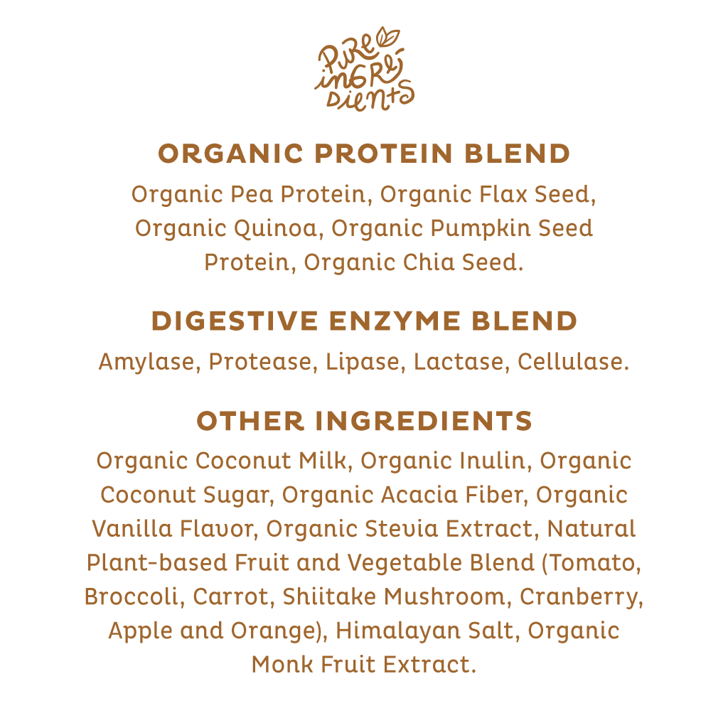 Vanilla Organic Plant Protein (Single-Serving Packets)