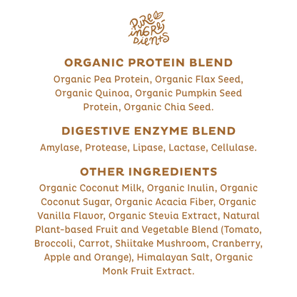 Vanilla Organic Plant Protein (Single-Serving Packets)