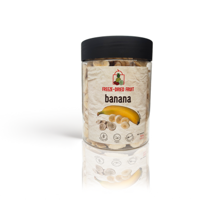 Freeze-Dried Banana (Pouch or Jar)