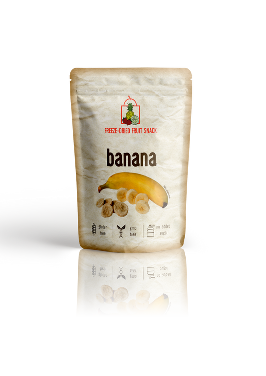 Freeze-Dried Banana (Pouch or Jar)
